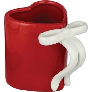 Red Heart Bow Valentine Mug